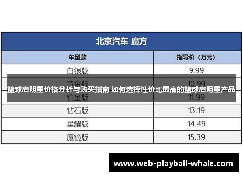 篮球启明星价格分析与购买指南 如何选择性价比最高的篮球启明星产品
